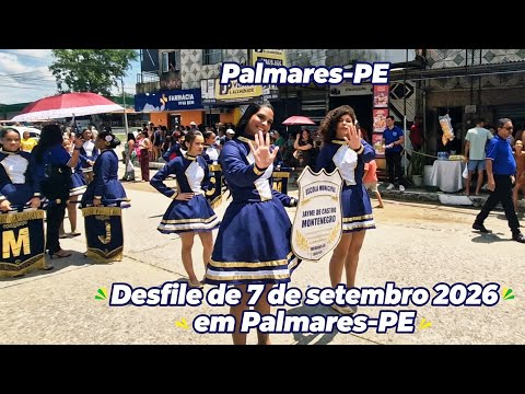 7 de Setembro em Palmares-PE, Veja Como Foi o Desfile Cívico.2026  #desfile