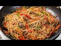 A Quick And Delicious Meal Rice Sticks Stir Fry