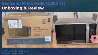 Samsung Mikrowelle (Extra groß) || Unboxing & Review - 1000 W, 28 L Garraum & 26 Automatikprogramme
