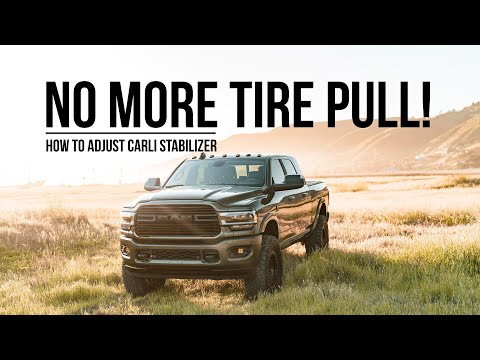 How to Adjust Carli Suspension Steering Stabilizer to Correct for Tire Pull