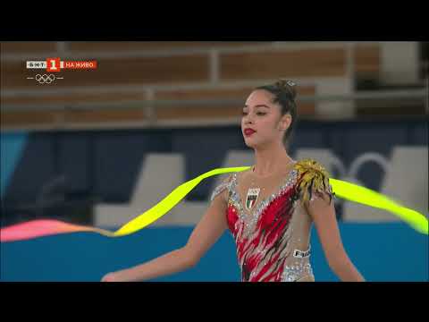 Alexandra Agiurgiuculese - Ribbon Qualifications - Tokyo 2020 Olympic Games (HD)