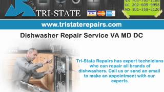 Dishwasher repair service VA MD DC - Maytag, KitchenAid, Frigidaire, dishwasher repair parts
