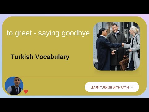 Turkish Words Pronunciation 1- Learn Turkish - Pronunciación de palabras turcas - Aprender Turco