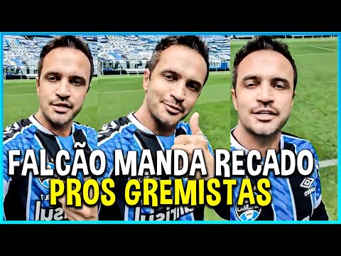 FALCÃO FALA COM A TORCIDA DO GRÊMIO - "O GRÊMIO É MUITO MAIOR QUE QUALQUER ATLETA"