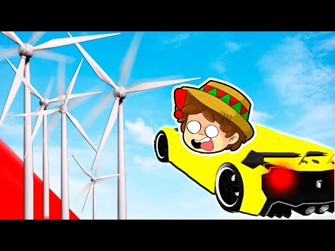 ¡COCHES vs 1000 MOLINOS de VIENTO 99.99% IMPOSIBLE! 😮💥⚠️ SILVIOGAMER GTA 5 ONLINE