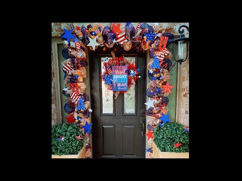 DIY Patriotic Garland- theDIYjunkie.com