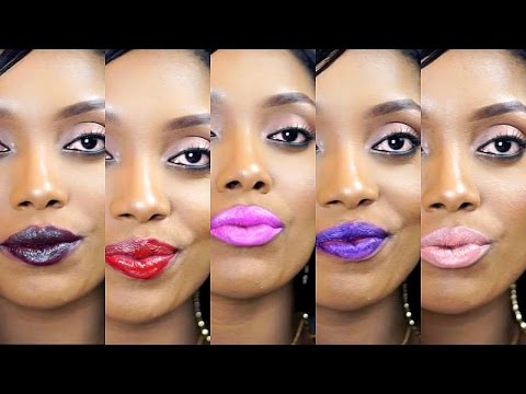 My Favourite DRUGSTORE Lipsticks Swatches for Summer (Sleek MUA) #thepaintedlipsproject Video