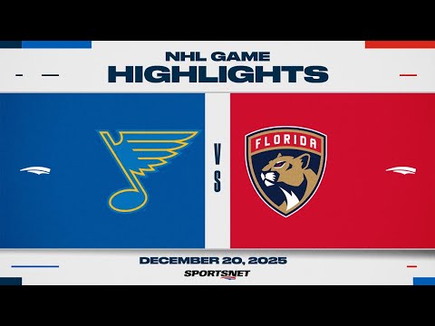 NHL Highlights | Blues vs. Panthers - December 20, 2025