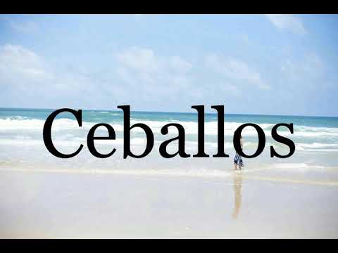 How To Pronounce Ceballos🌈🌈🌈🌈🌈🌈Pronunciation Of Ceballos