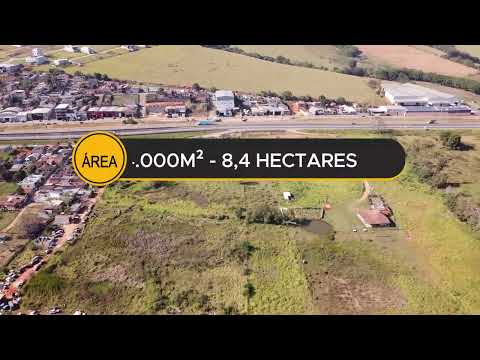 Excelente área industrial de 84.000 m² com terreno totalmente plano e uso misto permitido - Cód. 1141