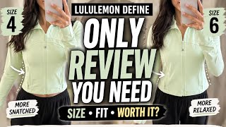 Lululemon Define Cropped Jacket | EVERYTHING You Need to Know (Sizing, Fit, Worth It)