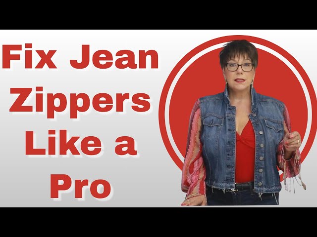 replacing zipper on jeans