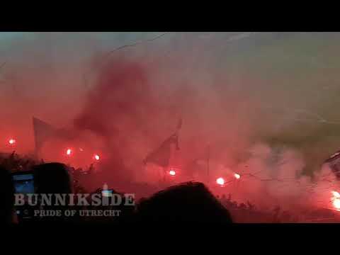 Bunnikside tijdens FC Utrecht   Feyenoord 2017-2018