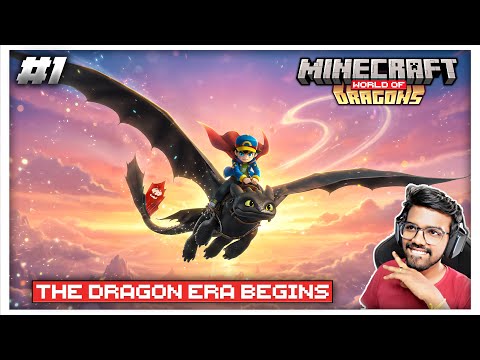 The DRAGON Era Begins in Minecraft World of Dragons! 🐉⚡