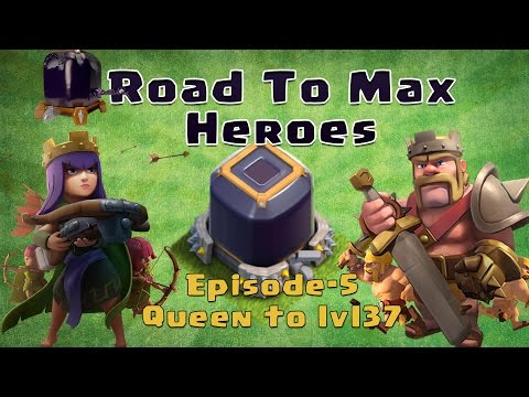 [Clash Of Clans] Road to max Heroes at TH11 | Episode-5 | Archer Queen to level 37 |