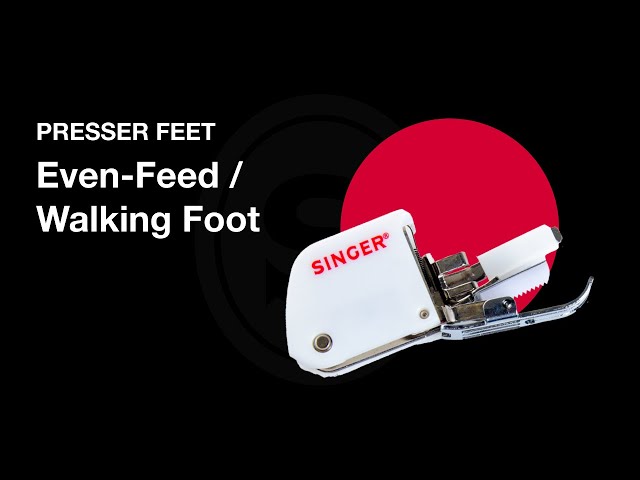 Vidéo teaser pour SINGER® Even Feed Presser Foot Tutorial
