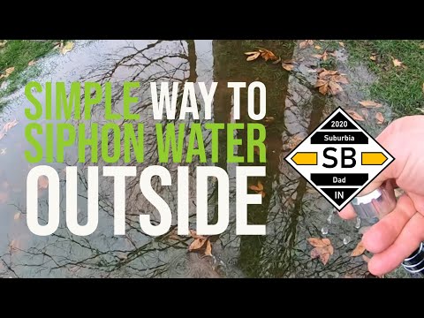 Simple Way to Siphon Water Outside