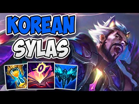KOREAN CHALLENGER PLAYS NEW BUFFED SYLAS! | CHALLENGER SYLAS MID GAMEPLAY | Patch 12.11 S12