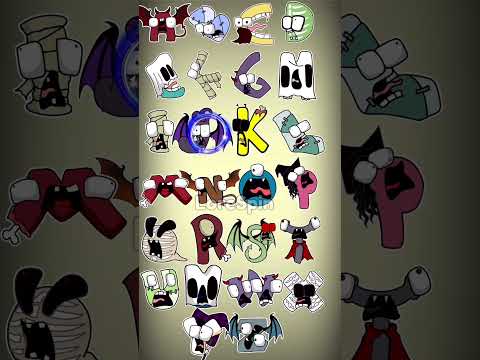 ЗНАНИЯ ПО АЛФАВИТУ от A до Z, но АНИМАЦИЯ НА ХЭЛЛОУИНСКИЙ АЛФАВИТНЫЙ МЕМ - abcdefghijklmnopqrstuv...