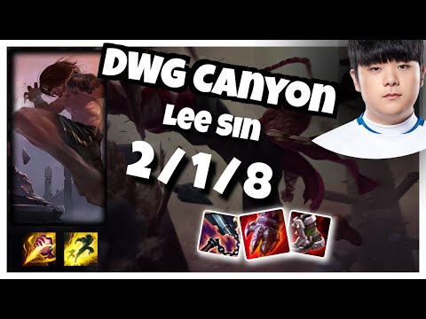 Canyon Lee Sin s11 Jungle Challenger Replay (2/1/8) - KOREAN