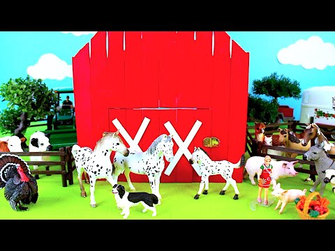Building a Fun Farm Diorama for Barnyard Animal Figurines
