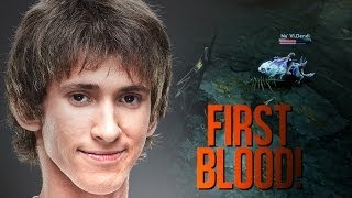 First blood by Dendi vs Team Liquid (Sacred Arrow) @ ASUS ROG DreamLeague