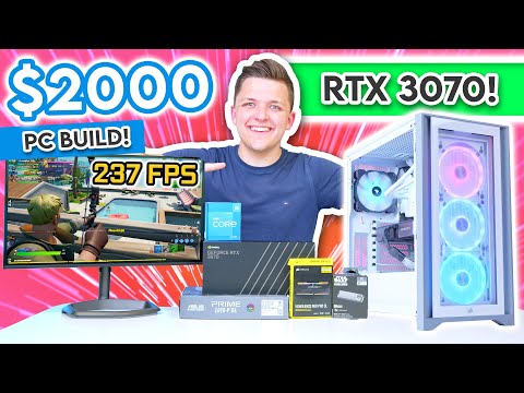 Best $2000 RTX 3070 Gaming PC Build 2022! 🔥 [Full Build Guide w/ Gaming Benchmarks!]