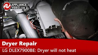 LG Dryer Repair - Will Not Heat - Heating Assembly