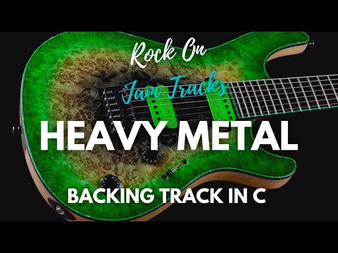 C Minor Modern Heavy Metal Guitar Backing Track