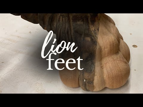 Antique Restoration | Lion Feet