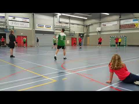 Handbal wedstrijd  Spartanen tegen Tornado