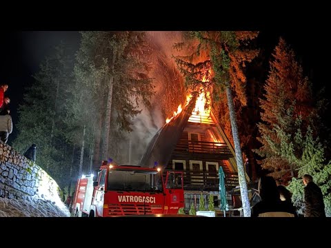 Požar na Vlašiću, gori vikendica