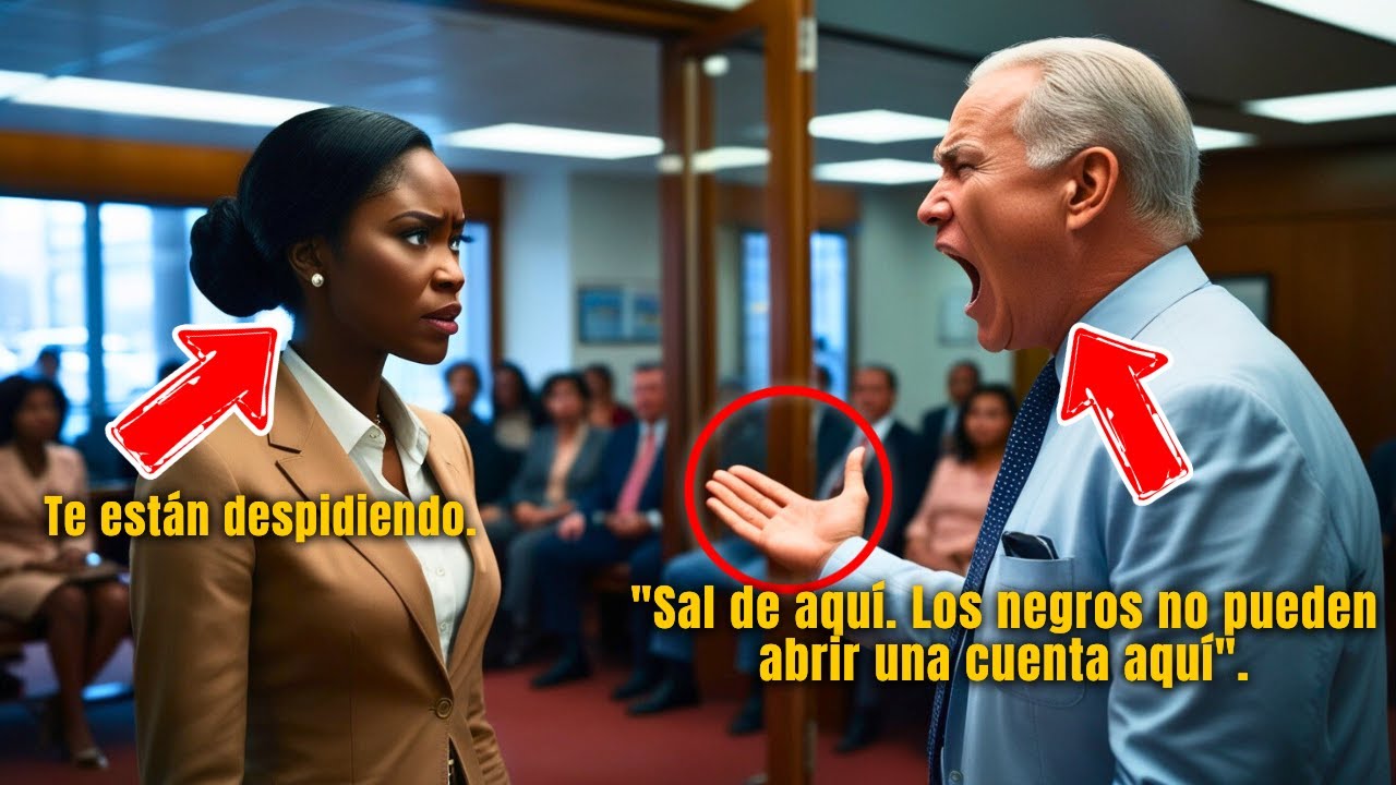 Personal del banco abofetea a la gerente negra encubierta, Sin saber que ella es la dueña del banco.
