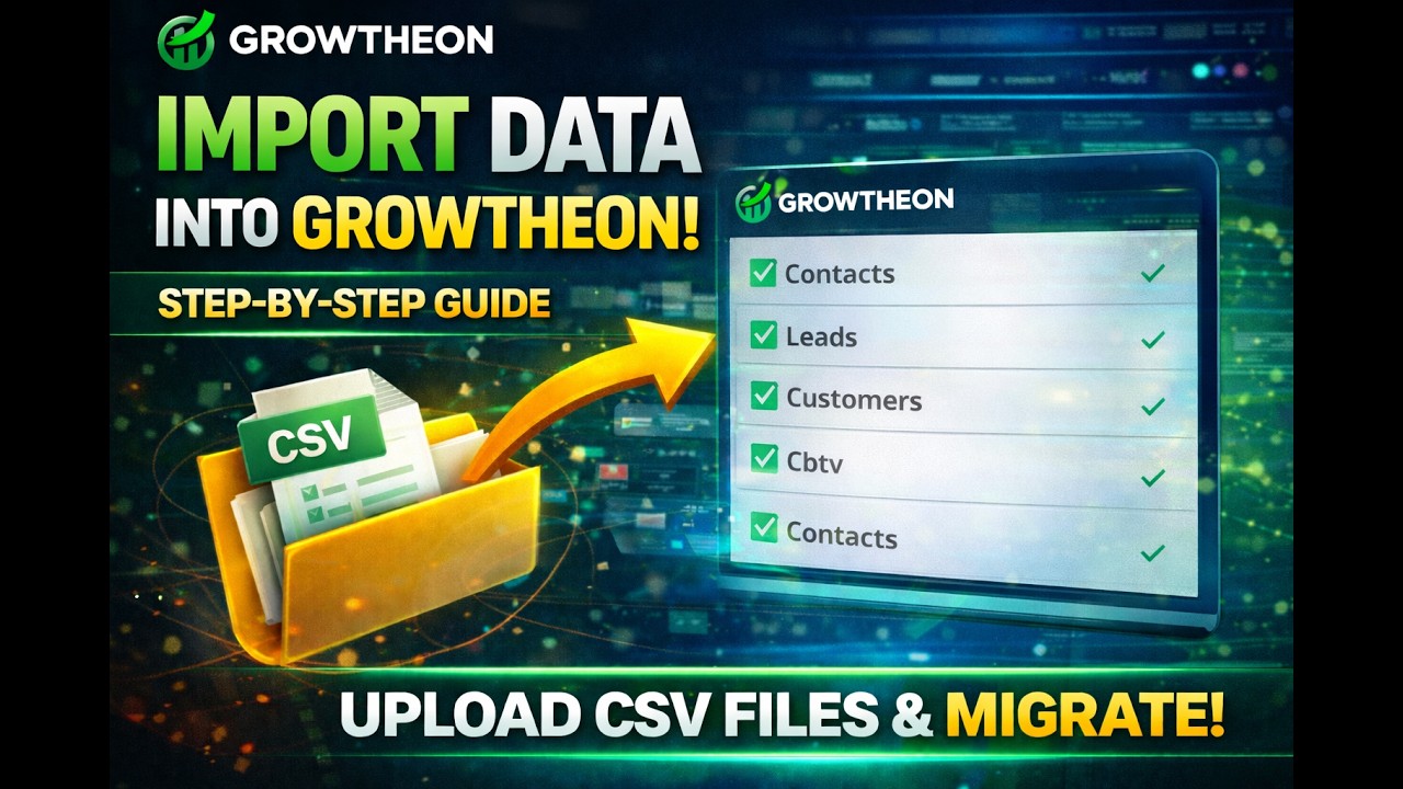 Growtheon Data Import Tutorial: Import Contacts, Leads & Data (CSV + Migration Helper Guide)