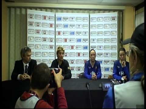 FOOT FÉMININ 2012 , Gg après le match FCF Juvisy  vs FC Zürich (2012/10/04)