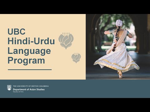 UBC Hindi-Urdu Language Program | Department of Asian Studies