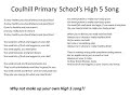 Coulhill Primary School’s High 5 Song