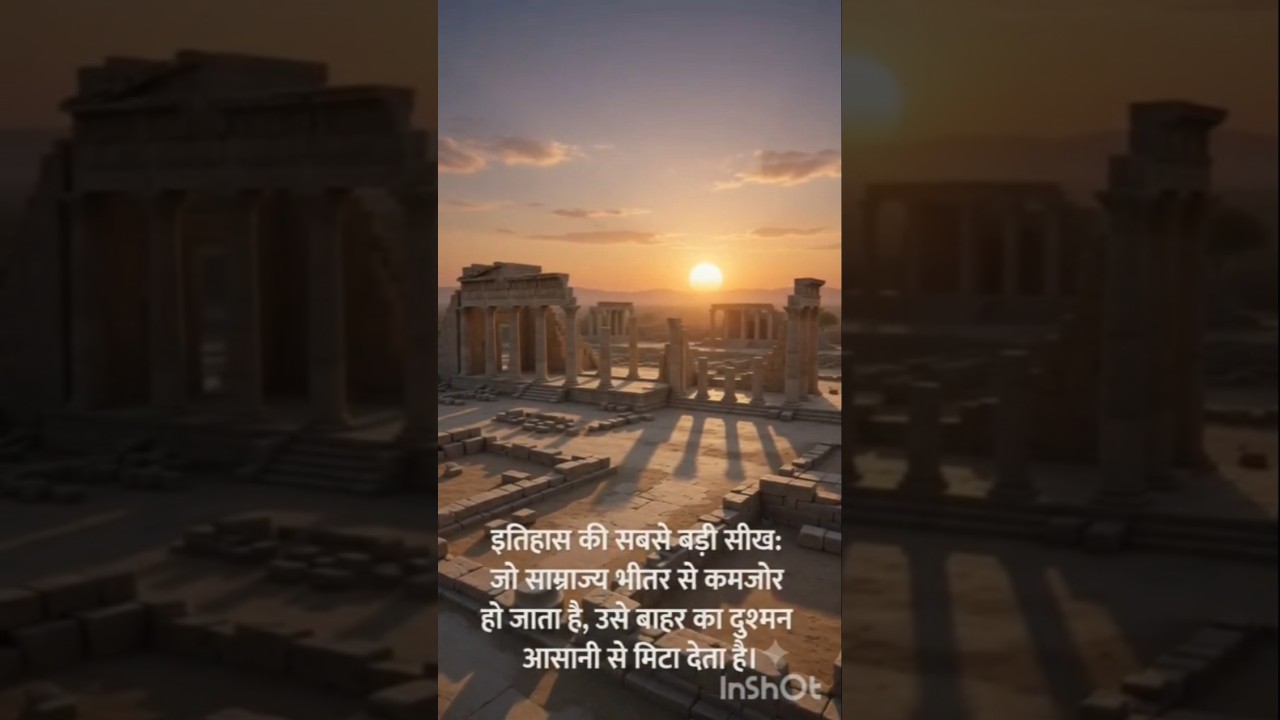जिस साम्राज्य का पूरी दुनिया में था खौफ… उसका अंत कैसे हुआ? 😱🏰📖 #shorts #hindistory