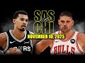 NBA - Saison Régulière : les San Antonio Spurs battent les Chicago Bulls (vidéo)