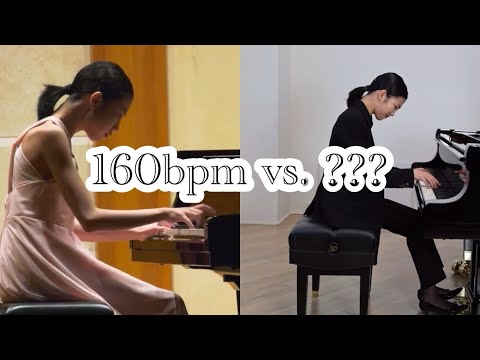 I tried playing Chopin Etude Op. 10 No. 2 at nearly 200 bpm… 🫣 | Sophia Liu