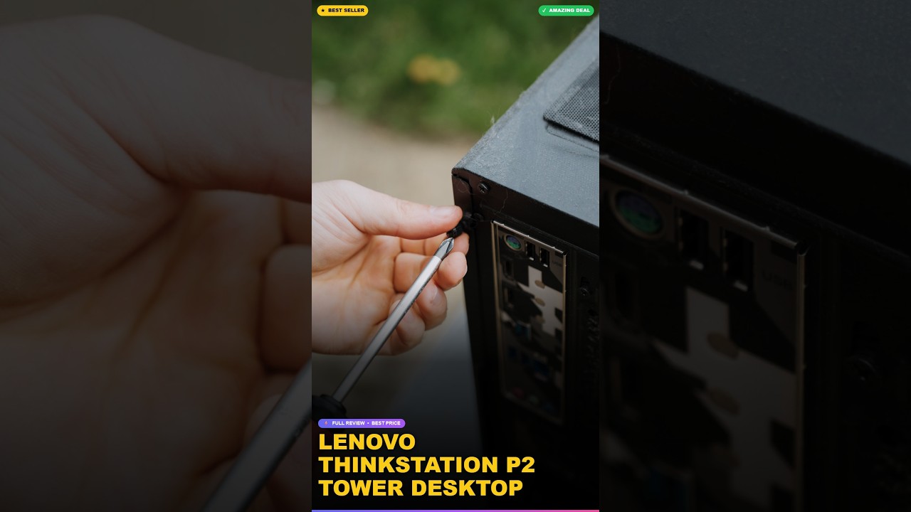 Lenovo ThinkStation P2 Tower Desktop Computer | Real Review: AI Workflows Made Easy