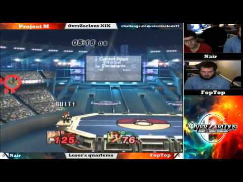 OverZaelous XIX: Nair (Fox) vs. FopTop (Mario)