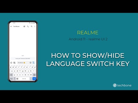 How to Show/Hide Language Switch Key - realme [Android 11 - realme UI 2]