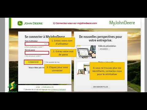 Sofimat ams tuto - Nouvelle procédure MyJohnDeere