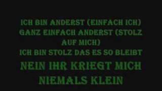 Urbanize- Ich bin anders [ with lyrics ]
