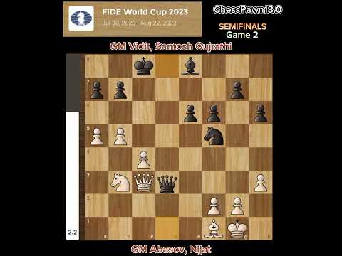 GM Abasov, Nijat vs GM Vidit, Santosh Gujrathi𝐅𝐈𝐃𝐄 𝐖𝐎𝐑𝐋𝐃 𝐂𝐔𝐏 2023 𝗹 𝗛𝗶𝗴𝗵𝗹𝗶𝗴𝗵𝘁𝘀 𝑸𝒖𝒂𝒓𝒕𝒆𝒓 𝒇𝒊𝒏𝒂𝒍𝒔 𝗚𝗮𝗺𝗲 2