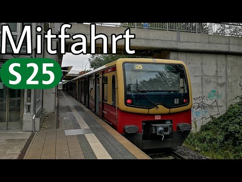 S-Bahn Berlin | Mitfahrt | BR481 | Linie S25 | Henningsdorf - Teltow Stadt