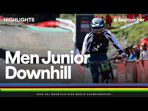 Men Junior Downhill Highlights | 2025 UCI Mountain Bike World Championships | Tissot