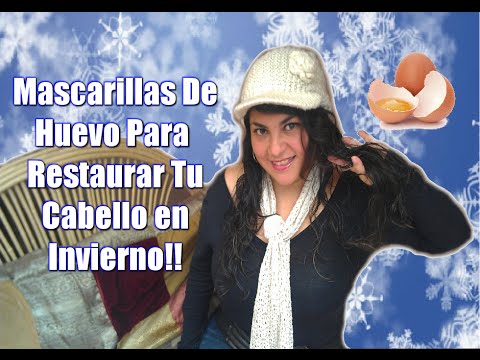 Mascarillas de huevo para restaurar tu cabello en invierno
