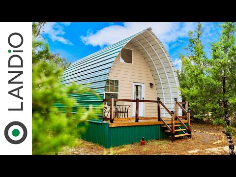 Tiny House • ARCHED CABINS • Tiny Home Tour (2022)